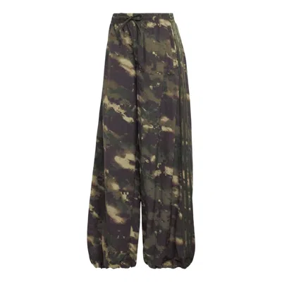 Adidas Originals (wmns) Adidas Camouflage Adilenium Sweatsuit Pant Asia Sizing 'night Cargo Aurora Coffee Olive Strat In Multi