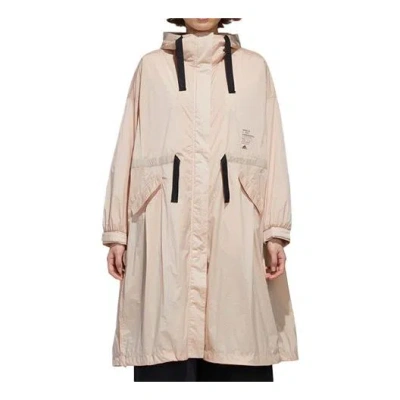 Adidas Originals (wmns) Adidas Casual Sports Hooded Jacket Pearl Pink In Neutral