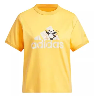 Adidas Originals (wmns) Adidas China T-shirt 'yellow White'