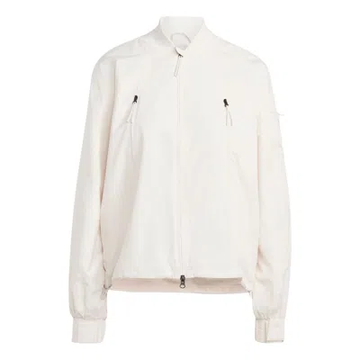 Adidas Originals (wmns) Adidas City Escape Loose Track Tops 'white' In Neutral