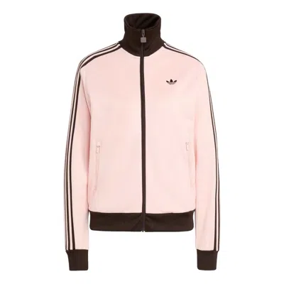 Adidas Originals (wmns) Adidas Classic Track Jacket 'sandy Pink Aurora Coffee'