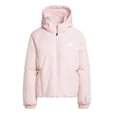 Adidas Originals (wmns) Adidas Cold.rdy Puffy Down Jacket Asia Sizing 'pink'
