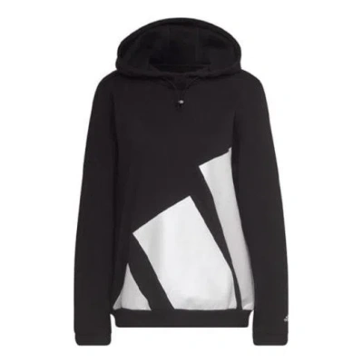Adidas Originals (wmns) Adidas Colorblock Large Logo Sports Hoodie 'black'