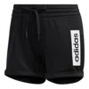 Adidas Originals (wmns) Adidas Colorblock Shorts Asia Sizing 'black White' In Multi