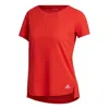 Adidas Originals (wmns) Adidas Comfortable Breathable Training T-shirt 'red'
