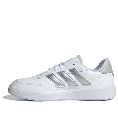 Adidas Originals (wmns) Adidas Courtblock Shoes 'white Silver'