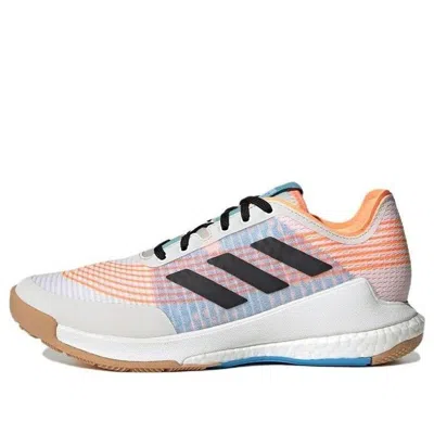 Adidas Originals (wmns) Adidas Crazyflight 'white Beam Orange' In Multi
