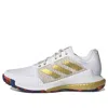Adidas Originals (wmns) Adidas Crazyflight 'white Gold Metallic' In Multi