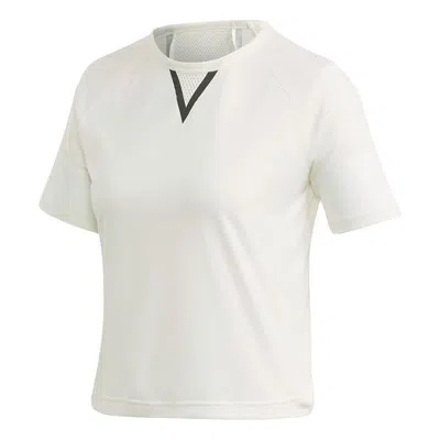 Adidas Originals (wmns) Adidas Crop Tee Athleisure Casual Sports Round Neck Short Sleeve Jade White T-shirt