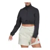 Adidas Originals (wmns) Adidas Cropped Half-zip Sweatshirt 'black'