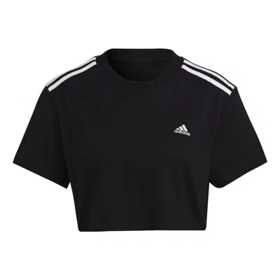 Adidas Originals (wmns) Adidas Cropped Tee W In Black