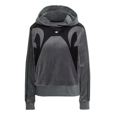 Adidas Originals (wmns) Adidas Cut Line Hoodie 'grey' In Gray