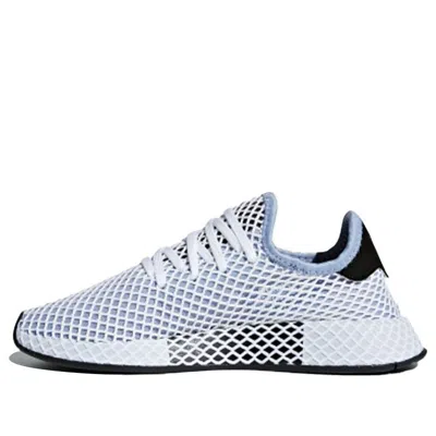 Adidas Originals (wmns) Adidas Deerupt 'chalk Blue' In White