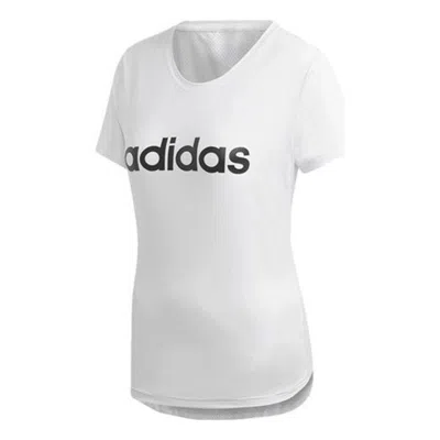 Adidas Originals (wmns) Adidas Design 2 Move Logo T-shirt Asia Sizing 'white Black'
