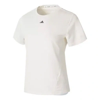 Adidas Originals (wmns) Adidas Designed For Training Heat.rdy Hiit Tee Asia Sizing 'chalk White'