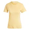 Adidas Originals (wmns) Adidas Designed For Training Heat.rdy Hiit Tee Asia Sizing 'oat' In Yellow
