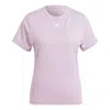 Adidas Originals (wmns) Adidas Designed For Training T-shirt Asia Sizing 'light Purple' In Pink