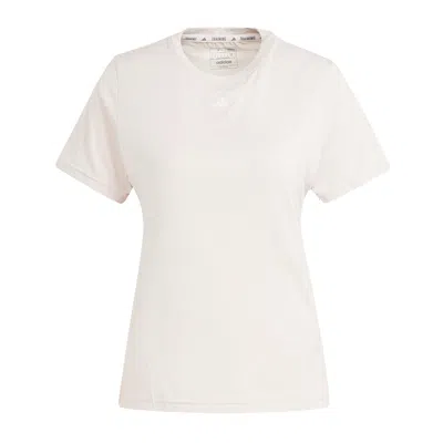 Adidas Originals (wmns) Adidas Designed For Training T-shirt 'white' In Gray