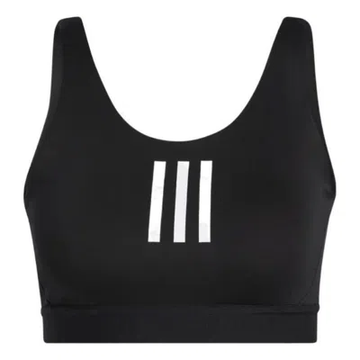Adidas Originals (wmns) Adidas Don't Rest Medium-support 3-stripes Bra 'black White'