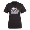 Adidas Originals (wmns) Adidas Doodle Graphic T-shirt Asia Sizing 'black'