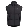 Adidas Originals (wmns) Adidas Down Vest 'black' In Burgundy