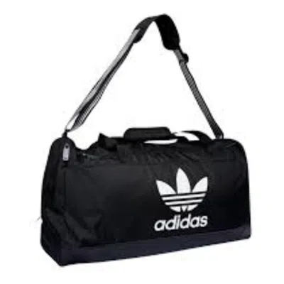 Adidas Originals (wmns) Adidas Duffel Bag 'black White' In Multi