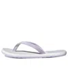 Adidas Originals (wmns) Adidas Eezay Flip-flops Purple White Slippers 'purple White' In Multi