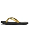 Adidas Originals (wmns) Adidas Eezay Flip-flops Slipper 'black Gold'