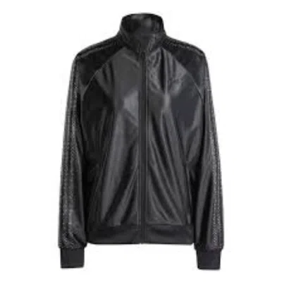 Adidas Originals (wmns) Adidas Embellished 3-stripes Track Top Asia Sizing 'black'
