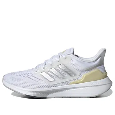 Adidas Originals (wmns) Adidas Eq21 Run 'white Sandy Beige Metallic' In Multi
