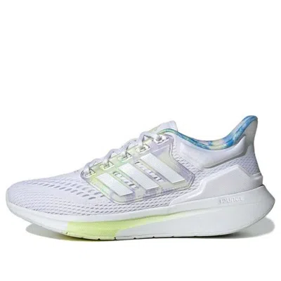 Adidas Originals (wmns) Adidas Eq21 Run 'white Tie Dye' In Gray