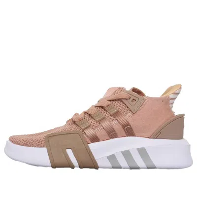 Adidas Originals (wmns) Adidas Eqt Bask Adv W Equipment Ash Peach White 'pink Blue' In Brown