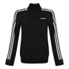 Adidas Originals (wmns) Adidas Essentials 3-stripes Track Jacket Asia Sizing 'black Whiteb'