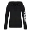 Adidas Originals (wmns) Adidas Essentials Linear Hoodie Asia Sizing 'black White'