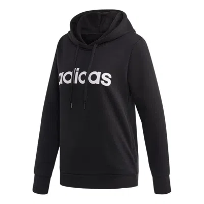 Adidas Originals (wmns) Adidas Essentials Linear Pullover Hoodie Asia Sizing 'black'