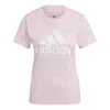 Adidas Originals (wmns) Adidas Essentials Logo T-shirt Asia Sizing 'pink White'