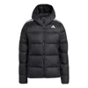 Adidas Originals (wmns) Adidas Essentials Midweight Down Hooded Jacket 'black'