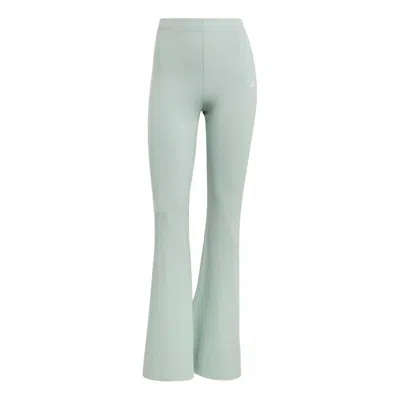 Adidas Originals Adidas Essentials Small Logo Flared Leggings In Metallic
