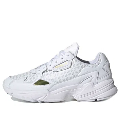 Adidas Originals (wmns) Adidas Falcon 'gold Metallic' In White