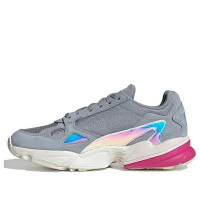 Adidas Originals (wmns) Adidas Falcon 'light Grey Real Magenta' In Multi
