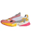 Adidas Originals (wmns) Adidas Falcon W 'white Pink Yellow' In Multi