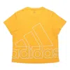 Adidas Originals (wmns) Adidas Fav Bl Tee Sports Casual Short-sleeve Tee Yellow