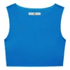 Adidas Originals (wmns) Adidas Fear Of God Athletics Cropped Tank 'blue Rush'