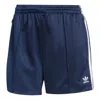 Adidas Originals (wmns) Adidas Firebird Shorts 'night Indigo White' In Multi