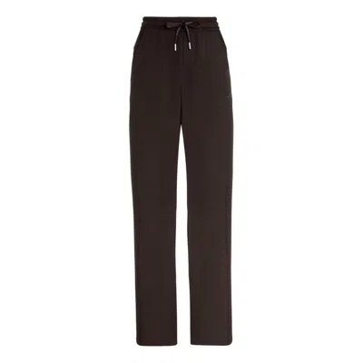 Adidas Originals (wmns) Adidas Flared Leg Knit Pants 'aurora Coffee' In Brown