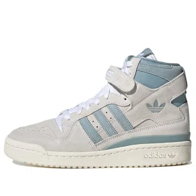 Adidas Originals (wmns) Adidas Forum 84 High 'magnet Grey Blue' In White