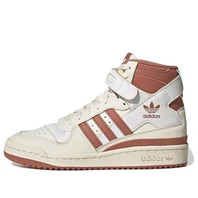 Adidas Originals (wmns) Adidas Forum 84 High 'white Magic Earth' In Animal Print