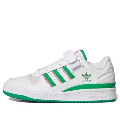 Adidas Originals Womens  Forum Low In White/green/lucid Pink