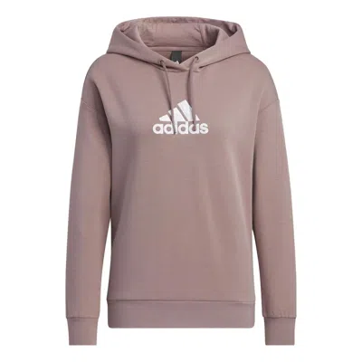 Adidas Originals (wmns) Adidas Future Icons Hooded Top 'pink' In Purple