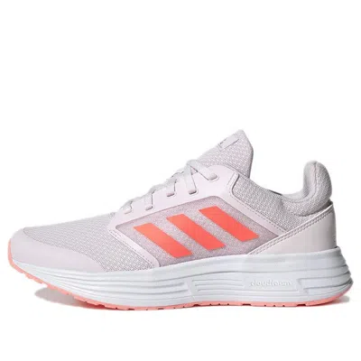 Adidas Originals (wmns) Adidas Galaxy 5 'purple Tint Screaming Orange' In Pink